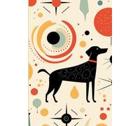 Mid Century Modern Atomic Dog Journal Notebook Fun Colorful: 6x9 Ruled Lined Pages | 100 Pages for Writing, Journaling, or Note-Taking | Retro Design for Everyday Use For Dog Lovers