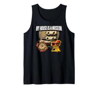 Mid Century Modern My House Is A Museum Retro Furniture Camiseta sin Mangas