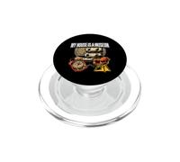 Mid Century Modern My House Is A Museum Retro Furniture PopSockets PopGrip para MagSafe