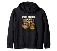 Mid Century Modern My House Is A Museum Retro Furniture Sudadera con Capucha