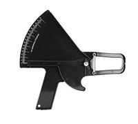 MIDA LOS PLIEGUES POR, Calibrador de Grasa, Calibrador de Grasa Corporal de Doble Resorte de Precisión Monitores Tester Fitness Skinfold Calibrador de Medición de Medición (Negro)