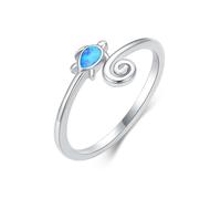 Midari Anillos de dedo del pie para mujer, plata de ley 925, hipoalergénicos, ajustables, anillo abierto para mujer, joyería de verano para playa, joyería para pies, ajustable, Plata, Sin piedra