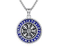 Midari Collar de cruz, collar de Jesús, colgante de crucifixión de Jesús, plata de ley 925, collar de amuleto de cruz para hombre, con cadena de acero inoxidable de 22 pulgadas + 2 pulgadas, regalo