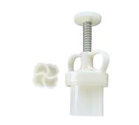 MidAutumn Festival - Herramienta para hornear postres en 3D, moldes en forma de flor para prensar a mano, émbolos, herramienta de pasteles, moldes de flores para hornear, prensa manual, fácil de