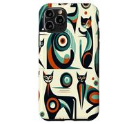 Midcentury Mid Century Cat Retro Atomic Age Space Modern Carcasa para iPhone 11 Pro