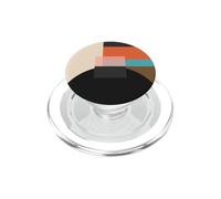 Midcentury Modern Abstract Geometric Circles & Squares PopSockets PopGrip para MagSafe