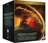 Middle Earth 6-Film Collection 30 Disc Box Set- Hobbit Trilogy + Lord Of The Rings Trilogy - Extended Editions [Blu-Ray, Region Free]