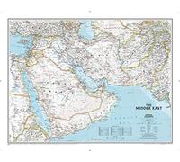 Middle East, Tubed: Wall Maps Countries & Regions (National Geographic Reference Map)