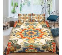 Middle Eastern decorative Funda Edredon Microfibra de poliéster 3 Piezas Diseño 3D con Cremallera Middle Eastern decorative Funda de Edredón incluye Funda de Almohada Suave Lavables for Adolescentes