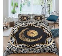 Middle Eastern pattern Funda de Edredón Microfibra 3 Piezas Impresión 3D Cierre de Middle Eastern patrón Funda Edredon Fundas de Almohada Antialérgica Antibacteriana for niños Single（135x200cm）