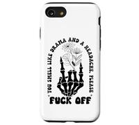 Middle Finger F Off You Smell Like Drama & Headache Go Away Carcasa para iPhone SE (2020) / 7/8