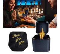 Middle Finger in a Box, 2 Pcs Surprise Prank Pop up Gift Box, Surprise Gift Box for Christmas, Birthday, Stocking Stuffers - Fun Just for You - Kids and Adults
