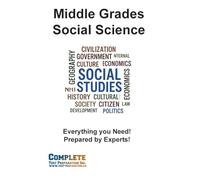 Middle Grades Social Science Skill Practice: Practice Test Questions for US History, World History, Geography, Civics, and Economics