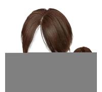 Middle Part Bangs - Clip-In Synthetic Hair Fringe Extension With Natural Look | Heat-Resistant Fake Bangs For Women Girls Wig Styling, Lightweight Soft Invisible Hairpiece For Daily Wear Or Cosplay