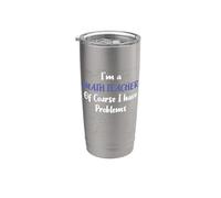 Middle School Math Teacher Of Course I Have Problems Vaso térmico de acero inoxidable de doble pared