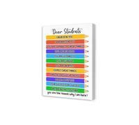 Middle School Motivational Decor, “I Believe in You” Canvas for Classroom, Study Hall and Teacher to Student Gift (Framed,16x24inch(40x60cm))