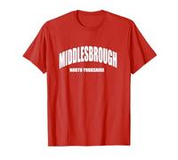 Middlesbrough Inglaterra Yorkshire del Norte Boro Camiseta