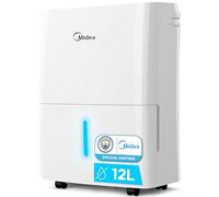 MIDEA Deshumidificador Silencioso 12L para Humedad interior hasta 20 m2 / 50 m3 - Deshumificadores para humedades en Habitación con depósito extraible - Deshumificador pequeño bajo consumo dehumifier