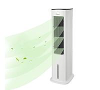 Midea Enfriador de aire 4 en 1 - Ventilador 5L, humidificador, ionización, 355 m³/h, blanco