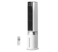 Midea - Enfriador de aire móvil con tanque de agua de 7 l, flujo de aire de 2000 m³/h, Sensicool Smart Temp Control, iones negativos, 6 velocidades, 5 modos, temporizador 12 horas, pantalla táctil