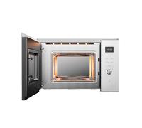 Midea mbmtg925e-wh - microondas integrable con grill 25 litros 900 w