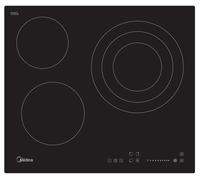 Midea mcht572b - encimera vitrocerámica control táctil 3 zonas
