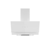 Midea mh90a4300w es campana inclinada de pared 90 cm panel cristal blanco a 800 m3/h