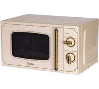 Midea MM720CJ7 Microondas 20LT Horno Solo Crema Estilo Retro