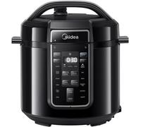 Midea Olla Eléctrica 9 en 1, 12 Preajustes Instantáneos, Antiadherente, Arrocera, Cocción Lenta, Vapor de Acero Inoxidable, 6 Cuartos