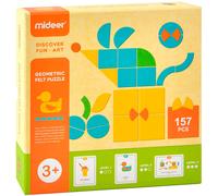 Mideer Figuras Geométricas Puzzle Fieltro 157 Piezas