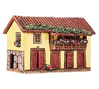 Midene Arte de cerámica cono incienso titular habitación decoración artesanal coleccionable miniatura antigua casa en Gran Canaria, España R364
