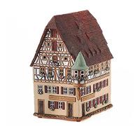 Midene Casa de luz de cerámica con aroma a luz de té, réplica artística, histórica farmacia mariana en Rothenburg, Alemania, D252AR