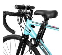 MidGard Asiento infantil para bicicleta para montar en la parte delantera del cuadro, asiento de bicicleta infantil con asideros del manillar para un agarre seguro, adecuado para niños de 2 a 5 años