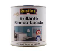 Midi Decor WHIGW1000FR - Pintura blanca brillante de secado rápido para interiores y exteriores (1 L)