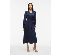 Midi, Mangas Largas Vestido Envolvente 34