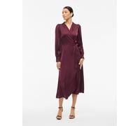 Midi, Mangas Largas Vestido Envolvente 44