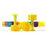 MIDIAR Adaptador de pegamento PISTON PDR Tools DoL-herramienta, herramienta de desabollado, pulsador de abolladuras reparación de daños por granizo (9 mm amarillo)