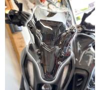 Midimttop Parabrisas de motocicleta Protector a prueba de viento Flyscreen Pare-brise Carenado delantero Win Deflector Replacement for MT-07 MT07 MT 07 Accesorios 2021 2022 2023 (Gris claro)