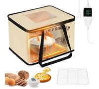 MidingChai 32L Calentado Sourdough Starter Kit con NTC Sensor y Rejilla Enfriamiento,Plegable Fermentadora de Pan con 10-55 °C Temperatura y 48 Horas Temporizador,para Pan,Pizza,Yogur,Arroz con Leche