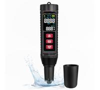 MidingChai Medidor Ph y Cloro Piscina,Tds Medidor Agua PH/Tds/Ec/ORP/G.S./Salinidad/Temperatura,Medidor Tds Con Pantalla Automática Temperatura.,para Piscinas,Acuarios, Agua Potable, Hidroponía.