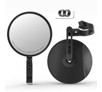 MIDINGCHAI Retrovisores Moto Homologados E24, 2 Piezas CNC Espejos Moto Giratorio 360°, Retrovisores Moto Universales para Manillar de 22 mm /25 mm, Compatible con Motos, Scooters, ATV