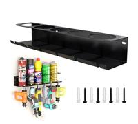 MidingChai Soporte para latas de aerosol, soporte para latas de spray, soporte para herramientas de aire comprimido, accesorios para garaje o taller, espacio para 5 latas de aerosol y 6 comprimidos de