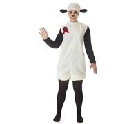 MiDisfraz Disfraz de Oveja para Adultos Unisex - Hombre y Mujer (Talla M)