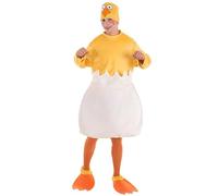MiDisfraz Disfraz de Pollito Cáscara para Hombre y Mujer Unisex (Adulto L)