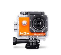 Midland - Action CAM H3+ Cámara Deportiva Full HD con Estabilizador, Wi-Fi y Dash CAM - Cámara Acuática Sumergible 16 MP, Función de Detección de Movimiento, Funda Impermeable 30m, Batería Incluida
