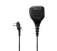 Midland - Altavoz con Micrófono MA25-M para Walkie Talkie Compatible con Radios Serie G15 Pro, G18 Pro y Arctic - Micrófono de Hombro Rotatorio, Conector a Rosca 2 Pin Motorola, Audio Claro