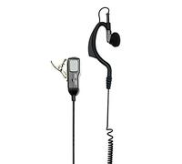 MIDLAND - Auriculares con Cable y Micrófono Ajustable MA21-LK, PTT, Conector a 2 Pin L - Cable, Diseño Ergonómico, Compatible con Walkie Talkie G10/11/13 Pro y CT590/990