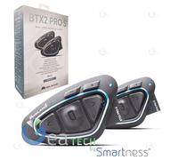 Midland BTX2 PRO S Doble Intercomunicador Moto Bluetooth Auriculares De Casco