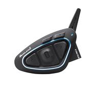 MIDLAND BTX2 Pro S LR Single C1414.02, Intercomunicador Bluetooth Individual para Moto, Casco IPX6 Waterproof, Supresión de Ruido, hasta 8 Personas, Batería 23h, Alcance 1.6Km