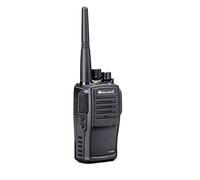 Midland G15 Pro - Juego de 2 maletas artesanales C1127.S6, PMR446 para obras, incluye batería de iones de litio de 1600 mAh, cargador y micrófonos de altavoz SM-600-M